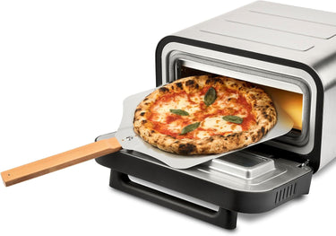 G3 Ferrari G10204 Pizza Pro 2 Minutos, 1700 W, Alcanza hasta 450°C, Paredes frías, Cocción en 2 minutos, Pantalla digital con 6 programas, Piedra refractaria